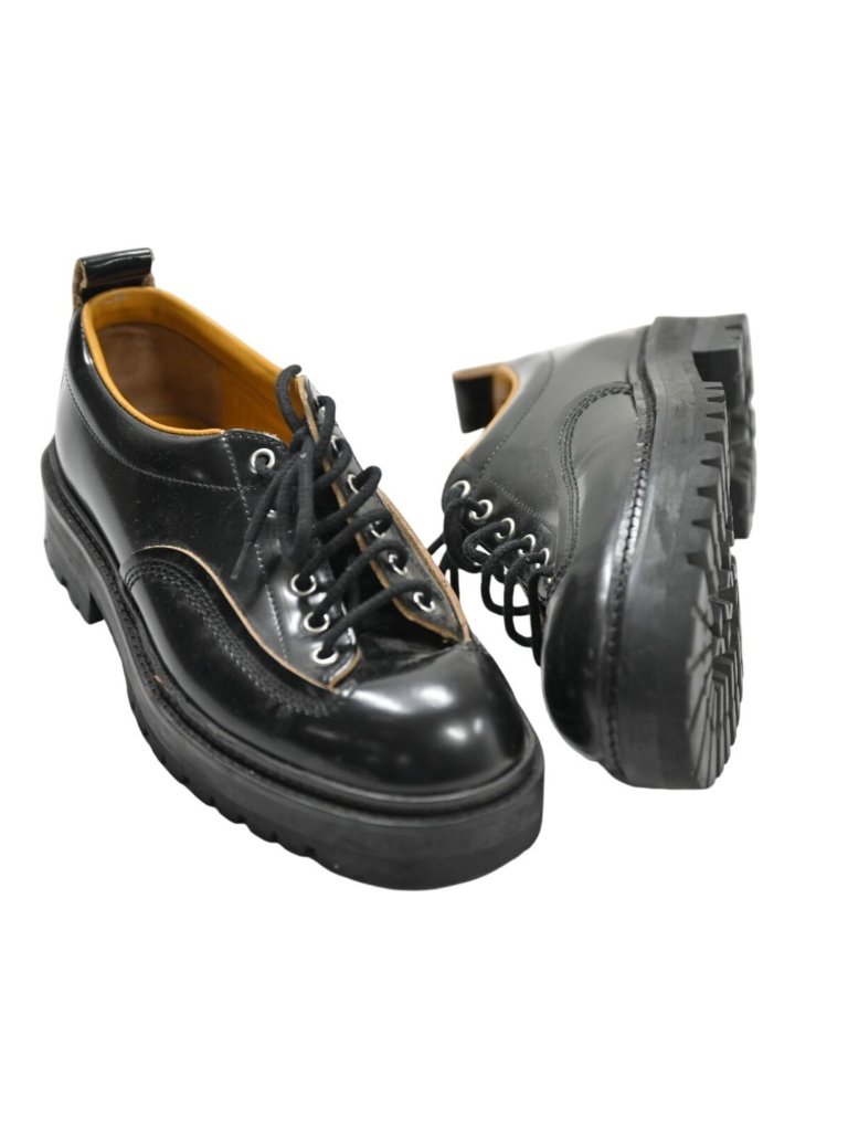 Marni Chunky Derby Shoes In Black